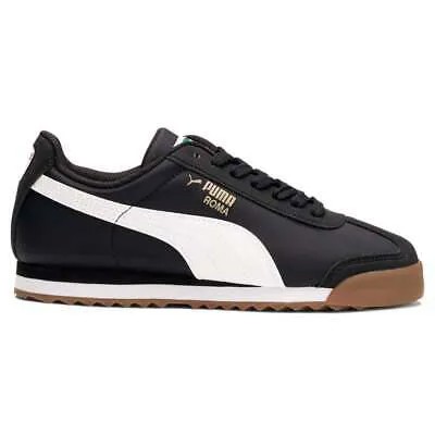 Черные кроссовки Puma Roma Basic Summer Jr Boys Повседневная обувь 35984121