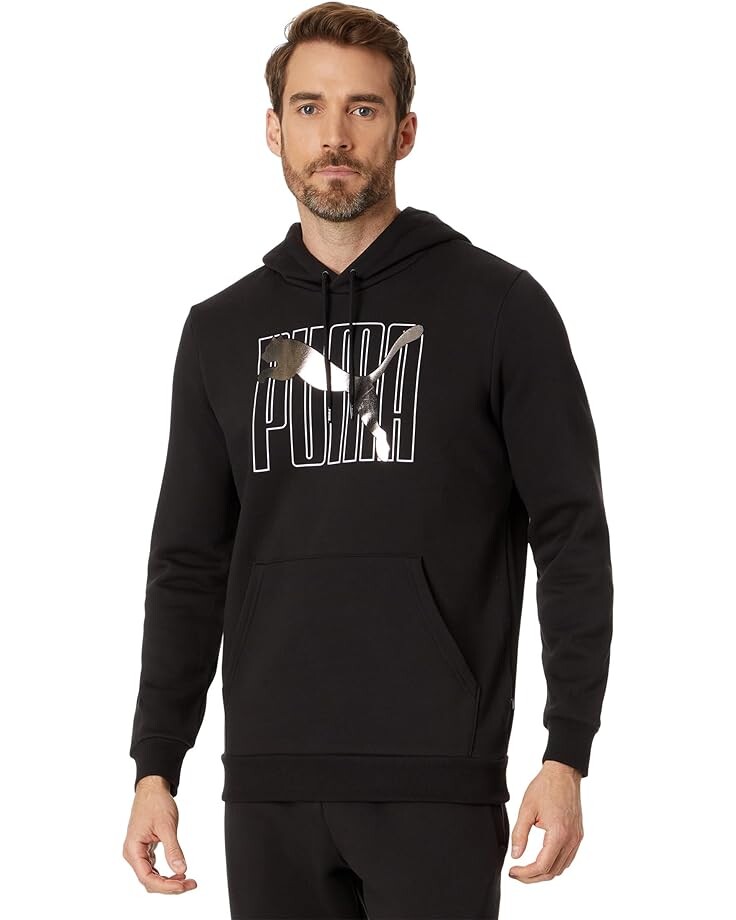 Худи PUMA Essentials+ Logo Lab Holiday Pullover, цвет Puma Black