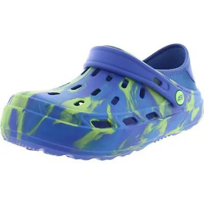 Сабо Skechers Boys Swifters II-Aqua Swirl синие 4, средние (B,M) для больших детей BHFO 1753
