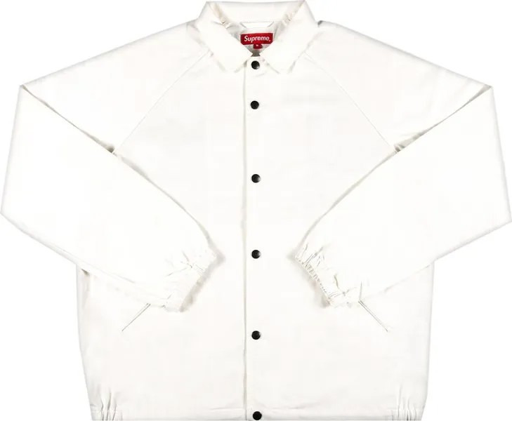 Куртка Supreme x ANTIHERO Snap Front Twill Jacket 'White', белый