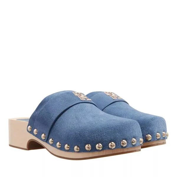 Сандалии th clog suede blue Tommy Hilfiger, синий