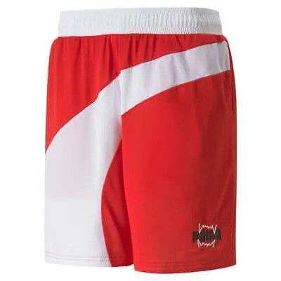 Баскетбольные шорты Puma Flare Мужские красные повседневные спортивные штаны 53049113