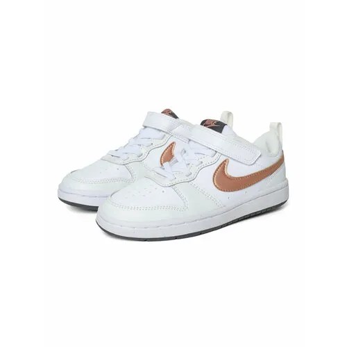 Кроссовки NIKE Court Borough Kids, размер 30 (13С), экрю, бежевый