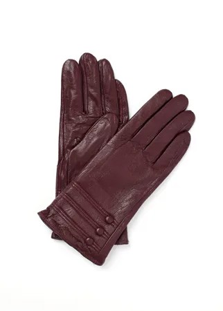 Перчатки женские Albertini 010KL-21 коричнево-красные р.8.5