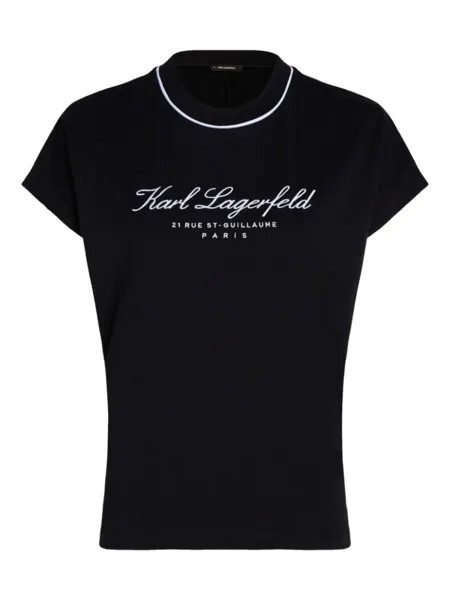 Karl Lagerfeld футболка Hotel Karl, черный