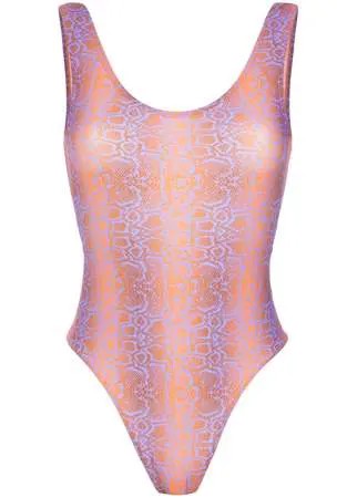 Amir Slama python print swimsuit