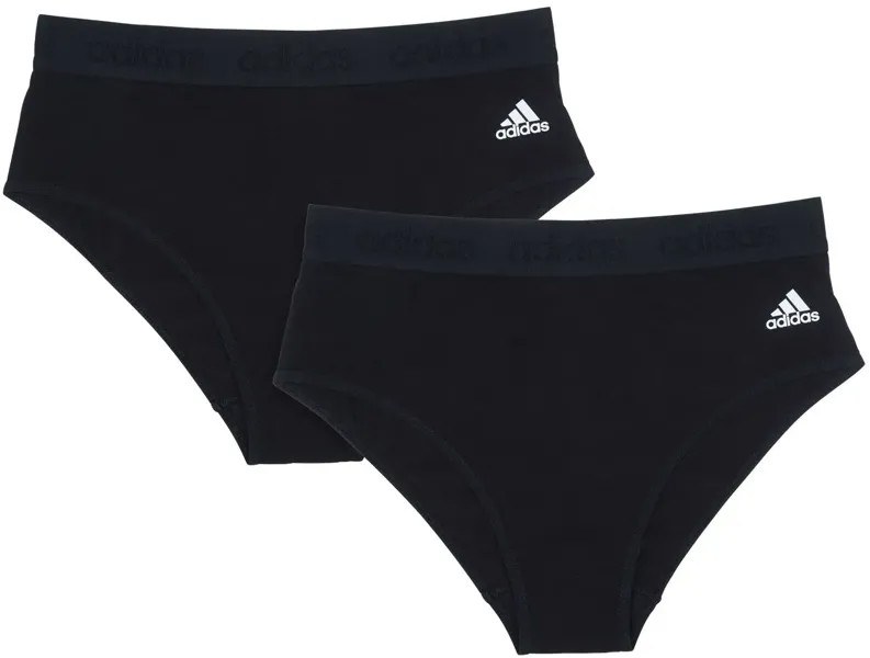 Трусики бикини Adidas Sportswear с высокой талией (2 шт. в упаковке), цвет Assorted