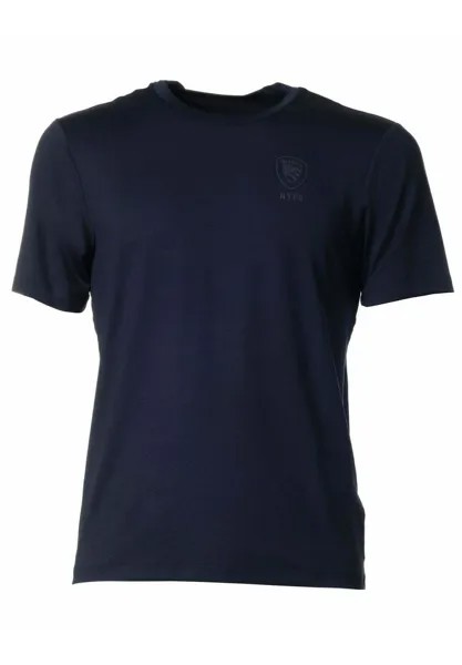 Футболка базовая Blauer, синяя