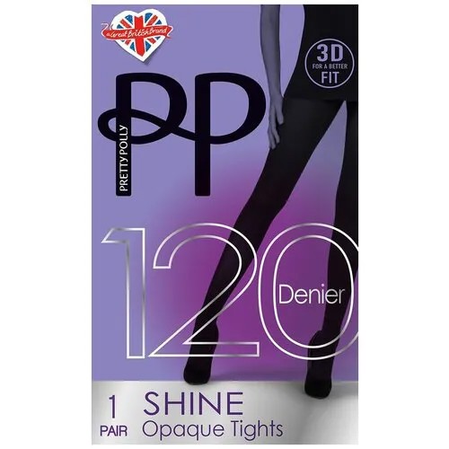 Колготки Pretty Polly Premium Opaques, 120 den, размер S-M, черный