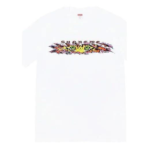 Футболка Supreme SS22 Week 19 Eyes Tee animal Eye Printing Short Sleeve Red, красный