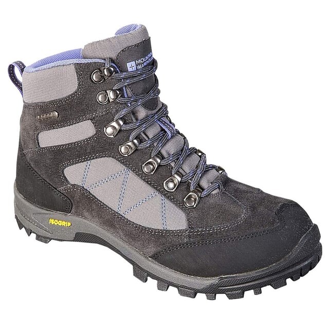 Женские походные ботинки из штормовой замши Mountain Warehouse, серый