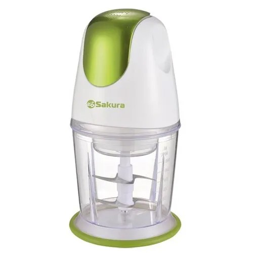 Измельчитель Sakura SA-6232 белый/зеленый