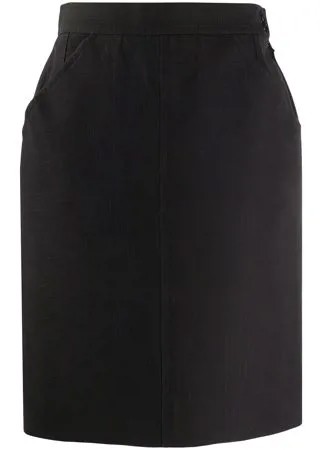 Yves Saint Laurent Pre-Owned юбка с завышенной талией 1980-х годов
