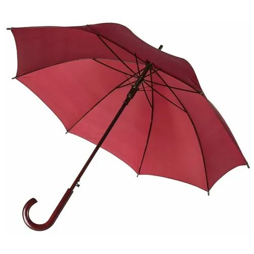 Зонт-трость бордовый