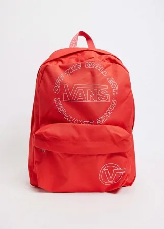 Красный рюкзак Vans Old Skool III