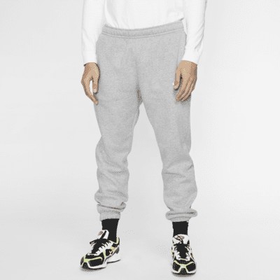 Брюки Nike Sportswear Club Fleece, цвет Dark Grey Heather/Matte Silver/White