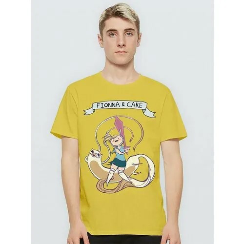 Футболка Design Heroes, размер 3XL, желтый