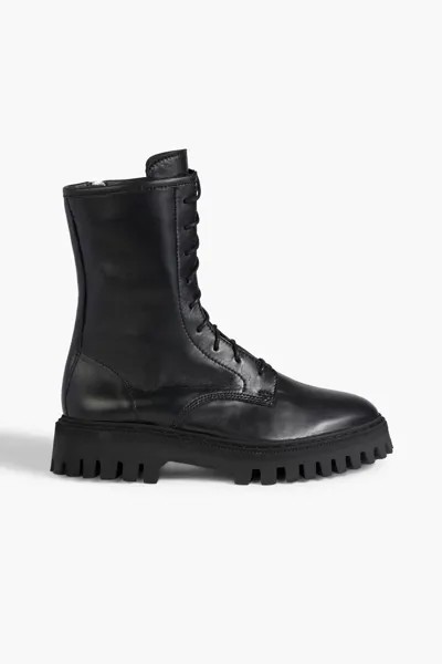 Космические кожаные армейские ботинки Iro, черный