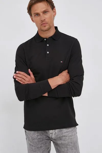 Лонгслив Tommy Hilfiger, черный