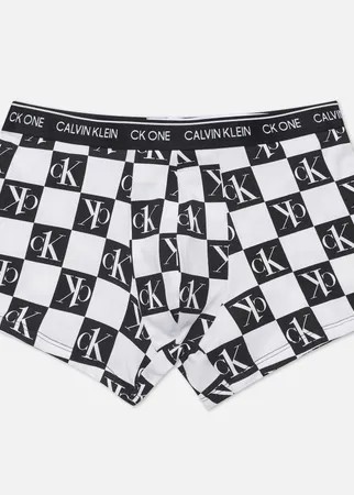 Мужские трусы Calvin Klein Underwear CK One Check Logo Print, цвет чёрный, размер XL