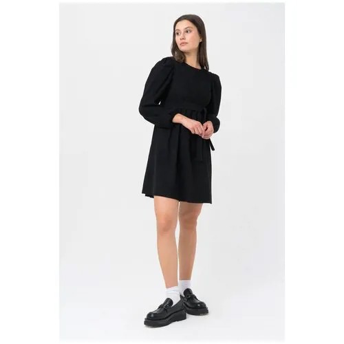 Вельветовое платье-мини Ennergiia En_W11495 Черный 42