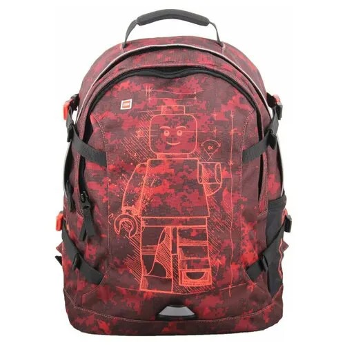 LEGO Рюкзак школьный Tech Teen Minifigures Burgundy Camo Boy 25 л 20041-1926