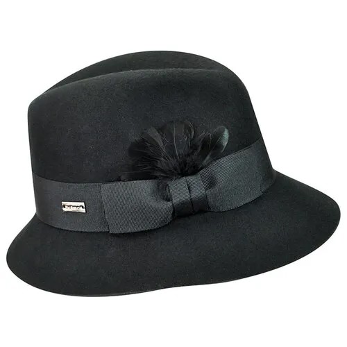 Шляпа федора BETMAR B1643H RAVEN, размер ONE