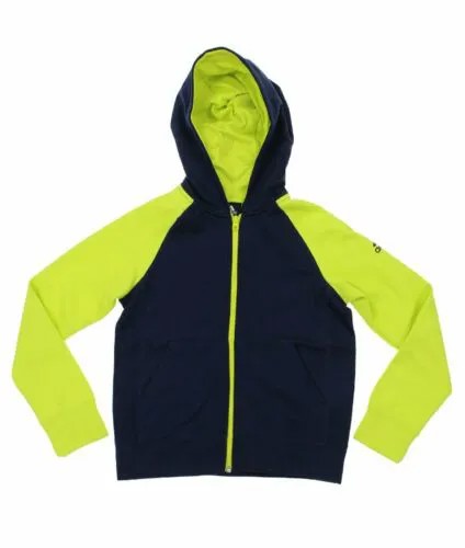 Флисовая толстовка Adidas Youth с полной молнией, темно-синяя