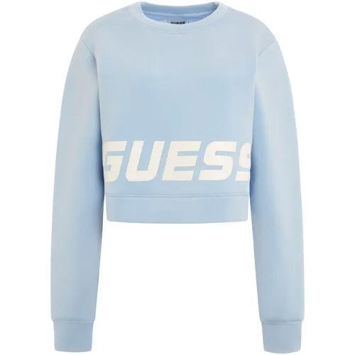 Свитшот GUESS, размер S, голубой