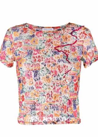 Collina Strada футболка Cardio с цветочным принтом