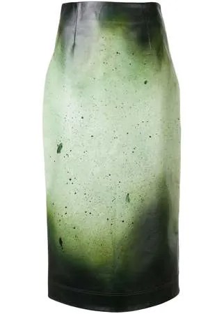 Calvin Klein 205W39nyc юбка с эффектом разбрызганной краски