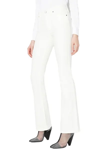 ARMANI Exchange Суперэластичные расклешенные джинсы J65, белый