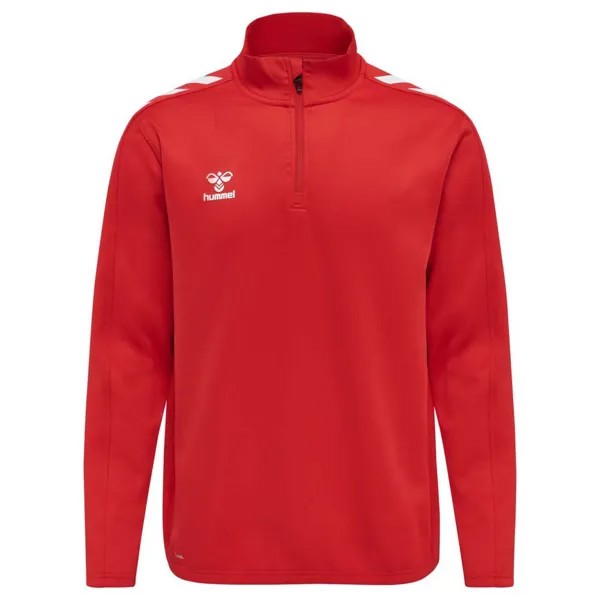 Толстовка Hummel Core XK Poly Half Zip, красный