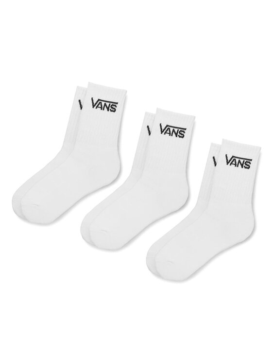 Комплект из 3 высоких женских носков Vans, белый