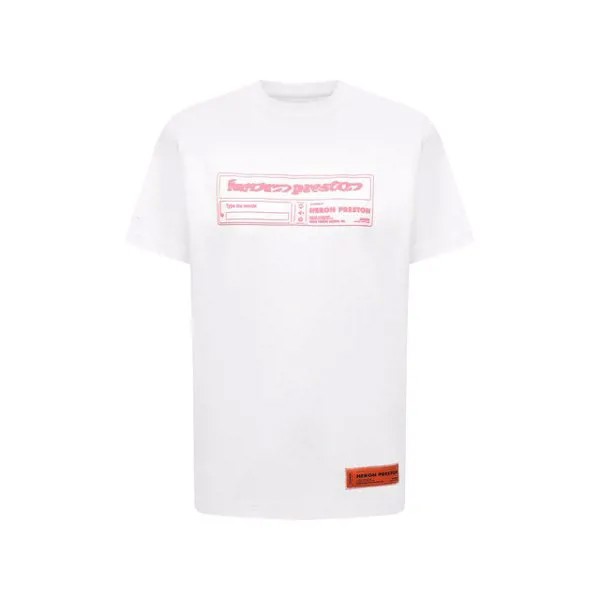 Хлопковая футболка Heron Preston