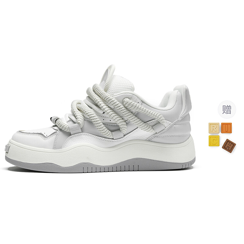 Кроссовки TCELLARS Stylish Skateboarding Shoes Unisex Low-top, белый/черный