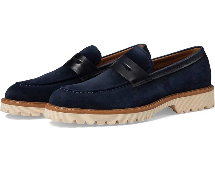 Лоферы Steve Madden Bentin, цвет Navy Suede