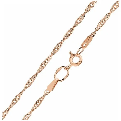 Цепь ZOLOTO.GOLD, красное золото, 585 проба, длина 55 см., средний вес 1.99 гр.