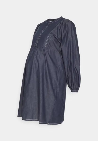 Джинсовое платье Mljeanne Dress MAMALICIOUS, цвет dark blue denim