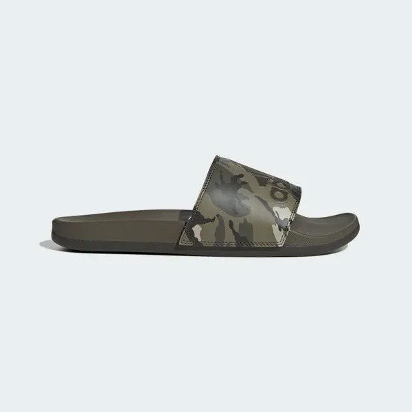 Шлепанцы Adidas Adilette Comfort Sandals, цвет Olive Strata/Shadow Olive/Putty Gray