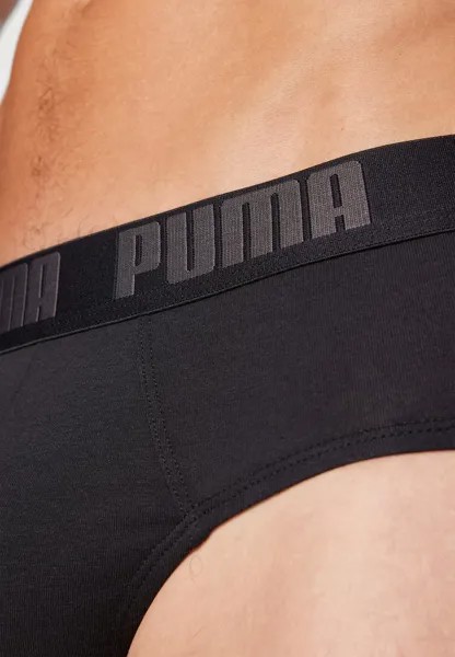 Трусы Men Everyday Brief 4 Pack Puma, черные