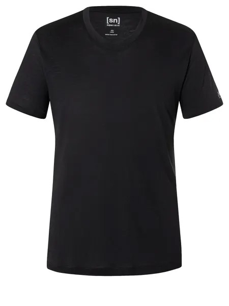 Рубашка super.natural Merino T Shirt, черный