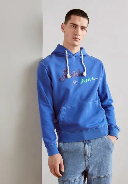 Толстовка GARMENT DYE LOGO HOODIE Scotch & Soda, цвет boat blue