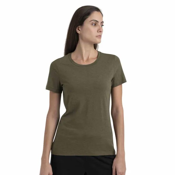 Футболка с коротким рукавом Icebreaker Merino Central Classic, зеленый