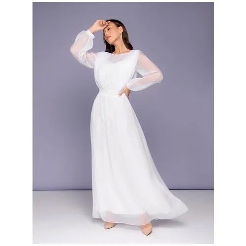 Платье 1001dress, размер 48, белый
