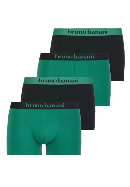 Трусы Bruno Banani Retro Short/Pant Flowing, зеленый/черный