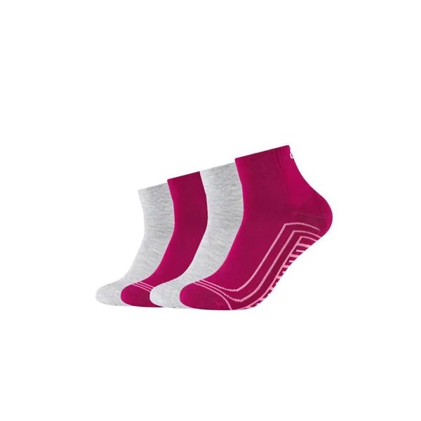 Короткие носки унисекс фестиваль цвета фуксия, упаковка из 4 шт. SKECHERS, цвет rosa