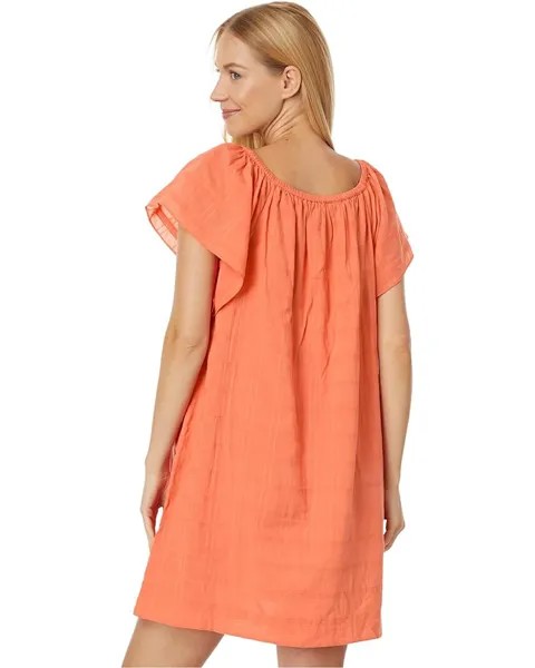 Платье Lilla P Flutter Sleeve Raglan Dress, цвет Guava