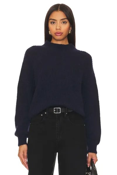 Свитер American Vintage East Mock Neck, цвет Navy Chine