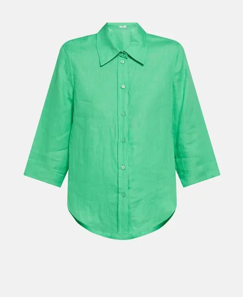 Льняная блузка Riani, зеленый